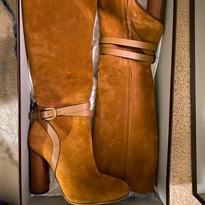 Gucci Suede Knee-High Boot